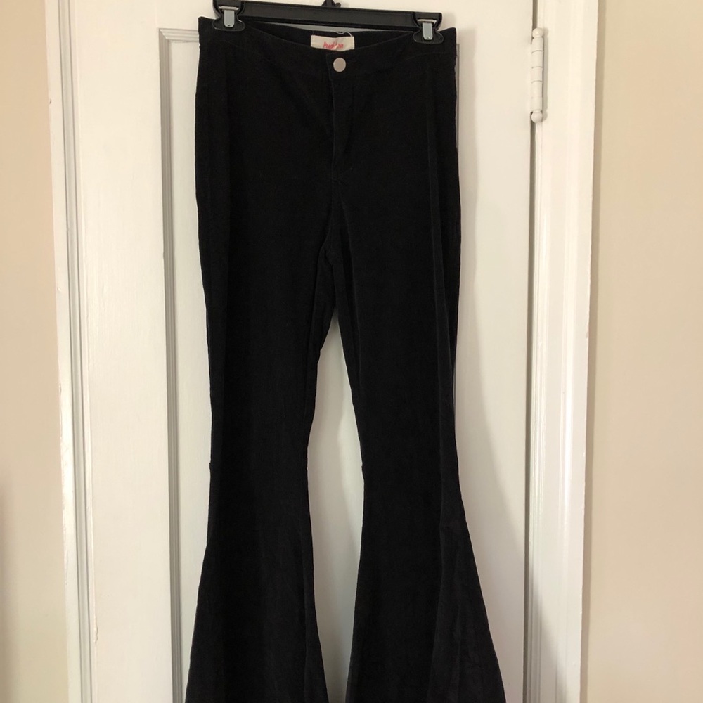 High Waisted Bell Bottom Corduroy Jeans